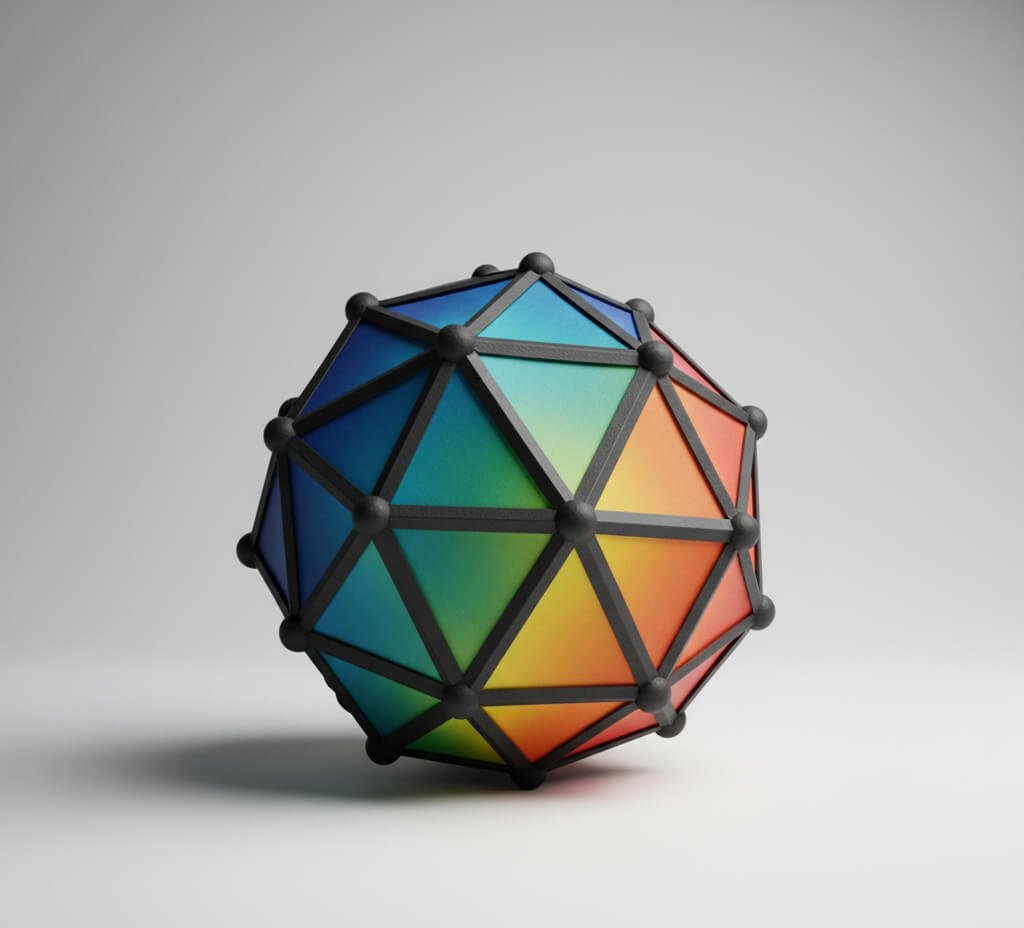 geometric illustration representing scalable governance beyond compliance